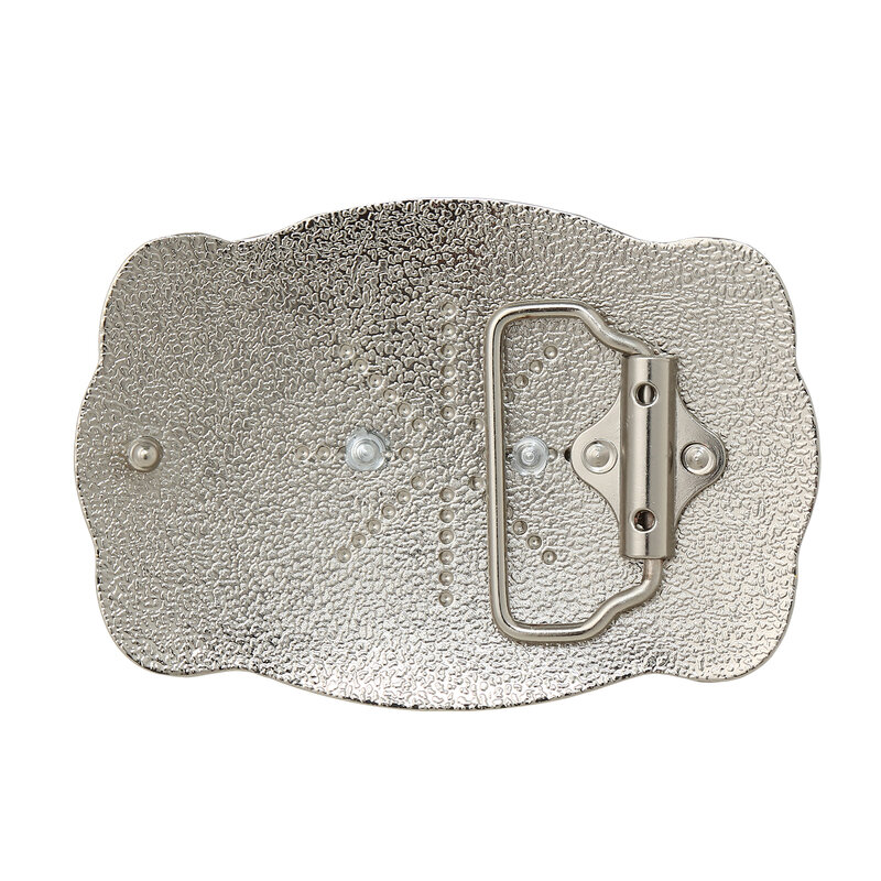 Western style denim zinc alloy small version two-color animal men's belt buckle men's birthday gift