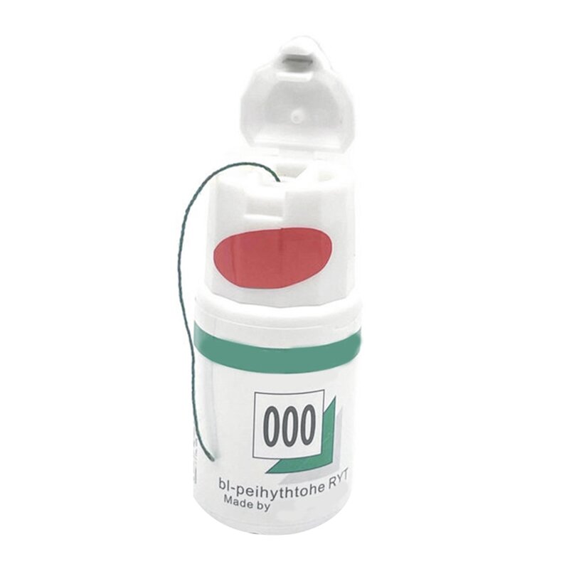 2 Bottle 000  Thread Disposable Gingival Retraction Cord Knitted Cotton-Gum Line Dentist Material(1 Bottle 1.83M)