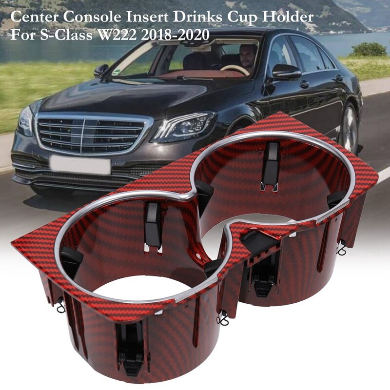 Automotive Center Console Drink Cup Holder Storage Box Drink Cup Holder For Mercedes Benz W222 S-Class 18-20 A2226830075