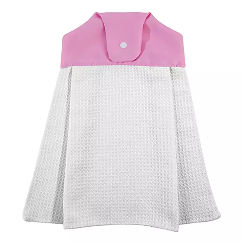 Sublimation Blank Towel Handkerchief Dress Shape Sublimation Blanks Print Kitchen Towel For Heat Transfer Printing