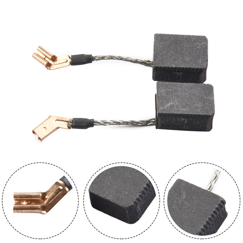 2 PCS 6.5mmx12mmx14mm Carbon Brushes Coals For DW Angle Grinder N421362/DWE4217/DWE4238 Spare Parts Power Tool Accessories