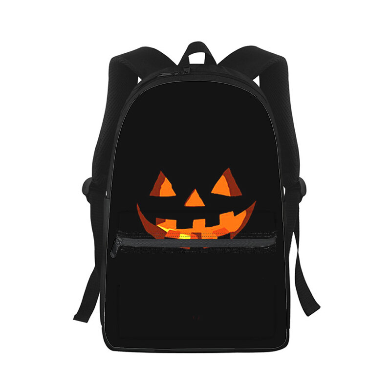 Horror prezent na Halloween dyniowa głowa mężczyzn kobiet plecak z nadrukiem moda torba szkolna dla uczniów plecak na laptopa torba podróżna na ramię dla dzieci