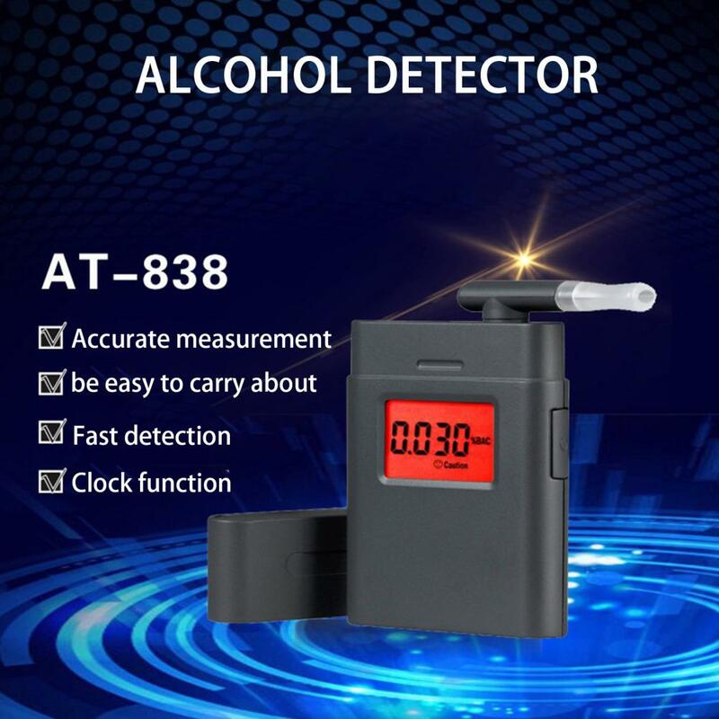 Probador de Alcohol, 1 juego compacto, Minisensor Semiconductor de Alcohol sanitario giratorio de 360 grados para transporte