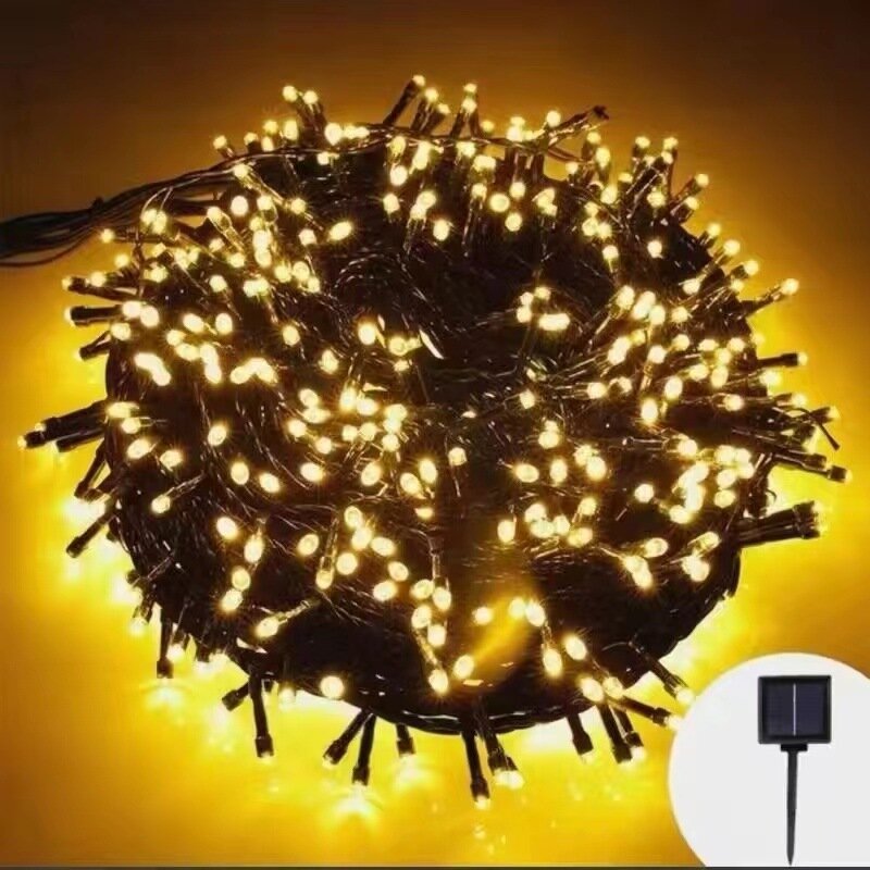 20/30/50/100 LEDs im Freien Weihnachts beleuchtung LED-Lichter Dekoration Hochzeit Lichterketten Girlanden Solarenergie LED-Lichter Garten