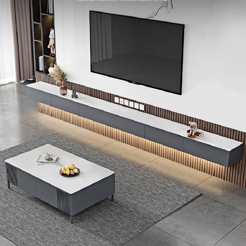 Konsolen Wohnzimmer TV steht moderne mobile Center Display Luxus-TV-Schrank Kaffee Mueble Salon Blanco Schlafzimmer möbel