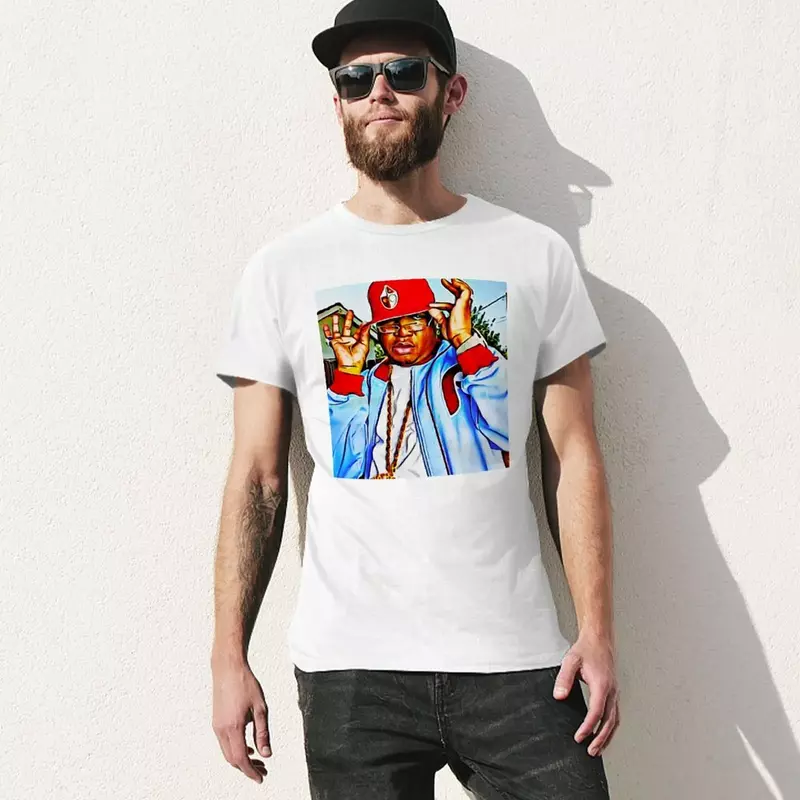 Synoniem W/Bay Area Rap T-Shirt Oversizeds Sneldrogende T-Shirts Voor Heren Katoen