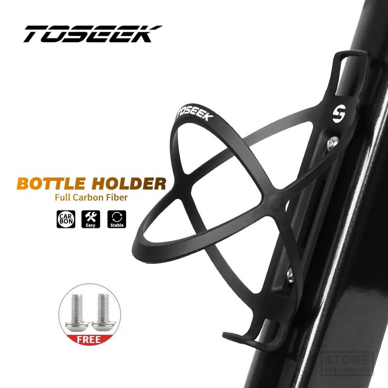 Portabottiglie ultraleggero TOSEEK portabottiglie per bicicletta ultraleggero universale per bici da strada