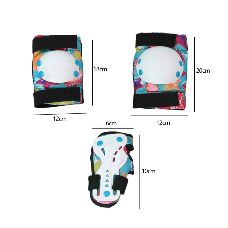 Knee Pads Elbow Wrist Pads Kids Protective Gear Set Guards for Skateboarding Inline Skates Longboarding Climbing Outdoor Sports