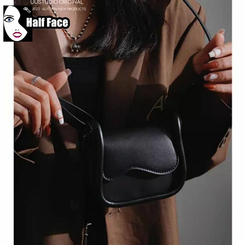 Y2K острая девушка Харадзюку женская готическая панк на одно плечо продвинутая осенне-зимняя Новая Винтажная Лолита мини дизайнерская сумка через плечо