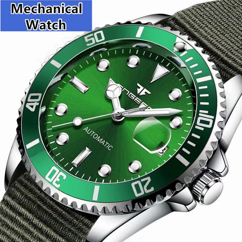 Grandseiko-손목 시계 자동 기계식 골드 스켈레톤 빈티지 남성 손목 시계, 최고 브랜드 럭셔리 시계