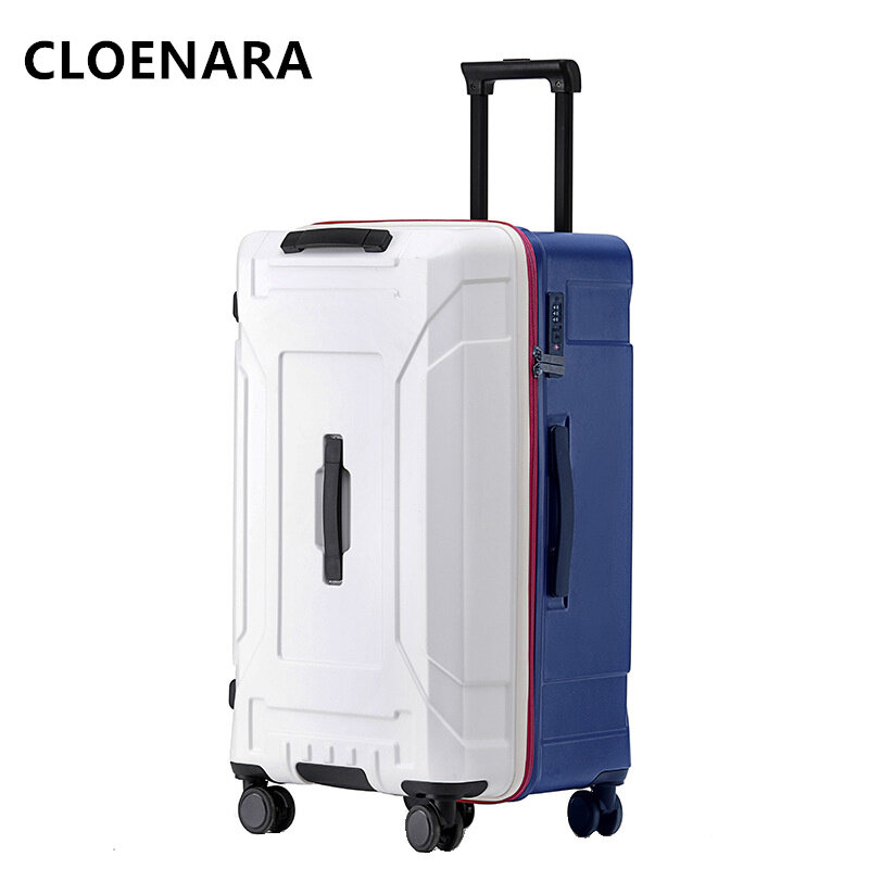 COLENARA 24"28" Inch New Suitcase Men's Large-capacity Trolley Case Universal Thickening with Wheels Rolling Password Luggage