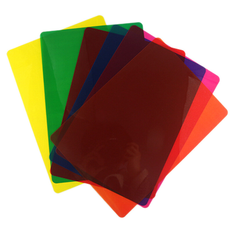 12 Stück farbige Überlagerungen für Legasthenie, Legasthenie-Lese streifen für Legasthenie-Irlinse, Adhd und visueller Stress, 11,7x8,3 Zoll
