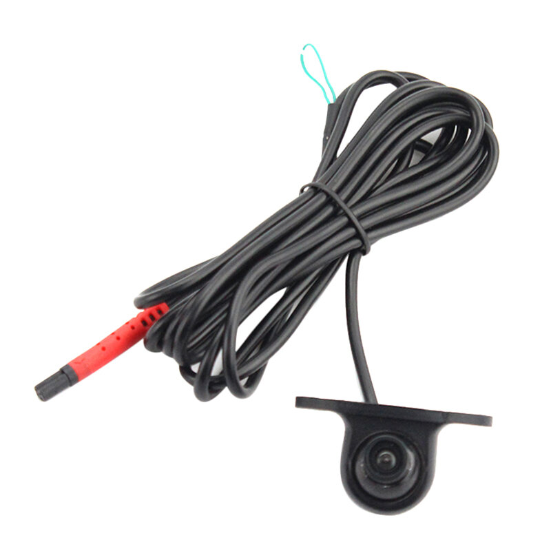 360° Waterproof Mini CCD Night Vision Car Rear Front View Backup Camera with Mirror Image Conversion