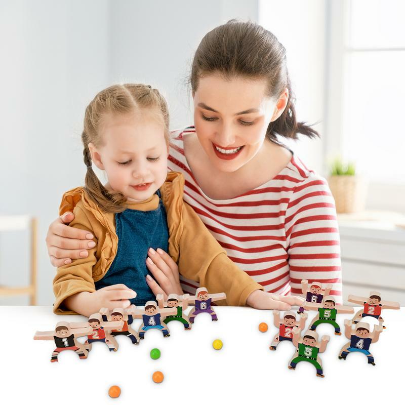 Mini jeu d'empilage coloré portable pour enfants, jouets interactifs pour enfants, développement précoce