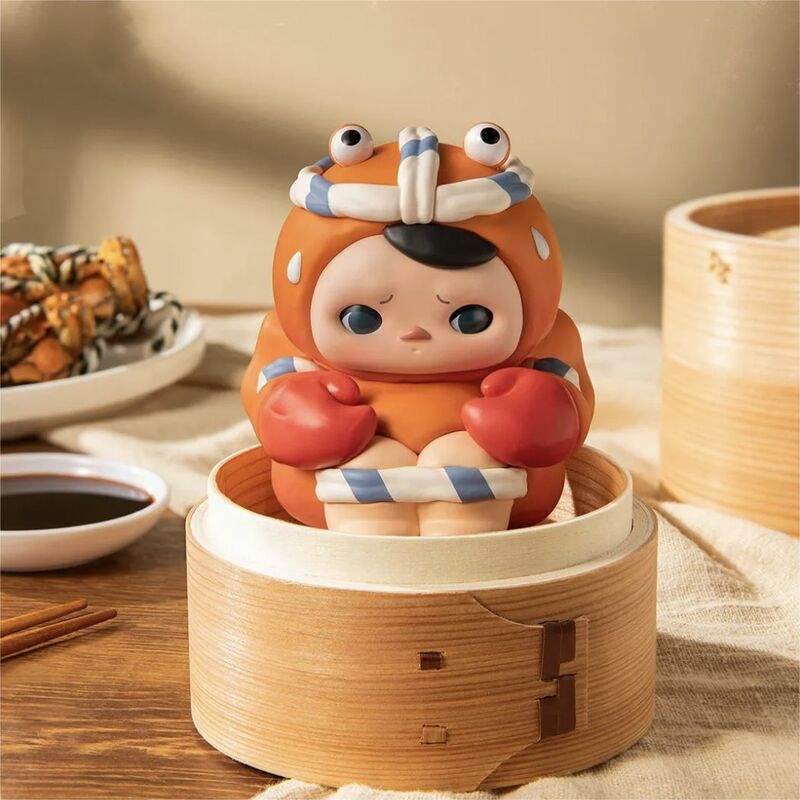 Pucky The Feast Series Mystery Box Elf Food Restaurant Blind Box Collection Action Figures Fashion Toy Cute Doll Creative Gift