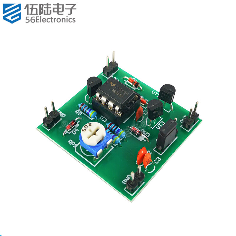 NE555 Generator sinyal sederhana, komponen elektronik perakitan dan suku cadang solder