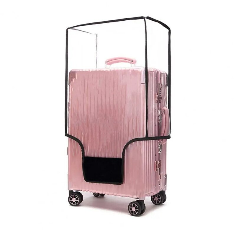 Прозрачный защитный чехол для чемодана, утолщенный износостойкий водонепроницаемый пыленепроницаемый защитный чехол для чемодана