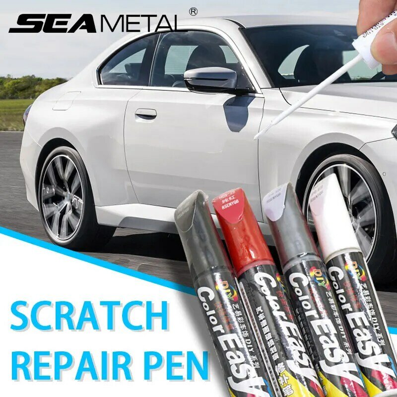 SEAMETAL-pluma de pintura Universal para reparación de arañazos de coche, resistente al agua, para el cuidado de la pintura, accesorios para el coche