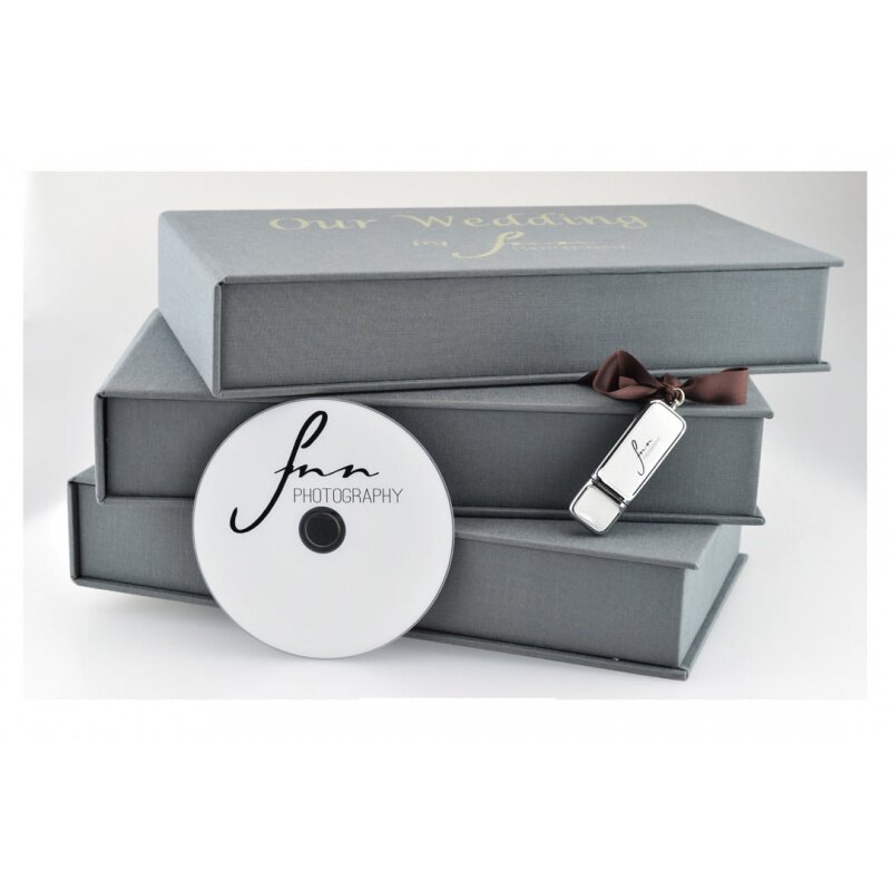 Gift Prints Proof Caixa USB, Papel De Papelão, Linho, Embalagem De Apresentação De Casamento, Produto Personalizado, OEM, 4*6 5X 7 Polegada