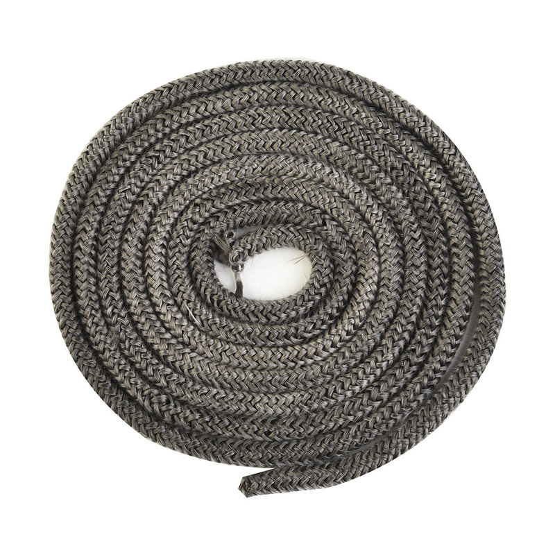 Sello de cuerda de fibra de vidrio de alta calidad para el hogar, 1 piezas, 6/8mm, sello de puerta, fibra de vidrio elástica, cuerda de prevención de incendios