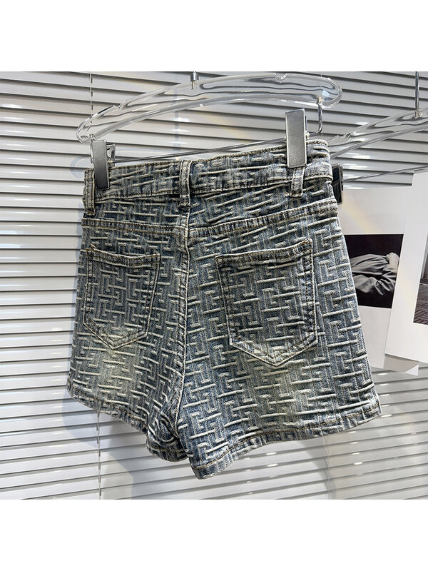 Pantalones cortos vaqueros para mujer, Shorts de cintura baja estilo Kpop, Y2k, Harajuku, Vintage, japonés, gyuu, verano, 2000