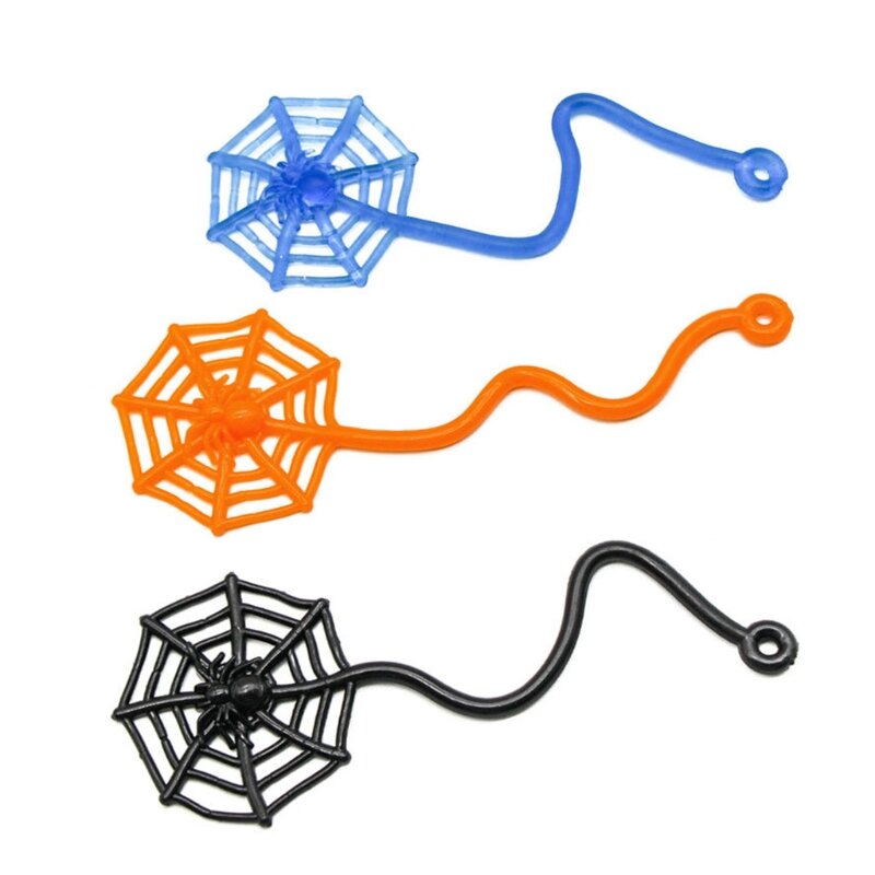 Aksesori Laba-laba Lengket Interaktif Anak-anak Pendidikan untuk Bermain Mainan Meja Lucu Hadiah Terbaik untuk Perlengkapan