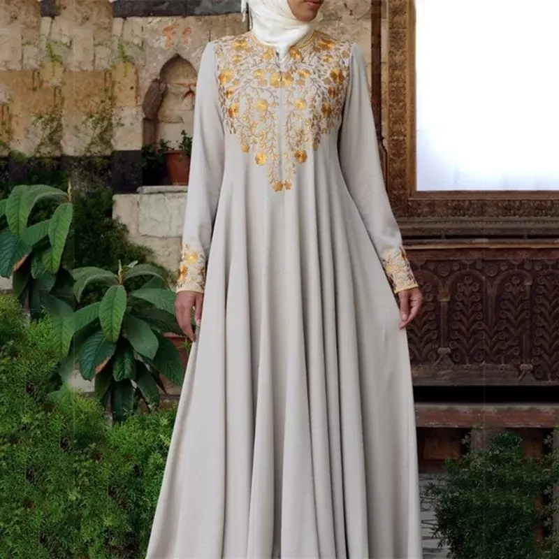 Islam Ramadan Abaya Kaftan sukienka Ropa De Mujer Envio Gratis Abayas dla kobiet Dubai muzułmańska Abayat Eid sukienka dla kobiet