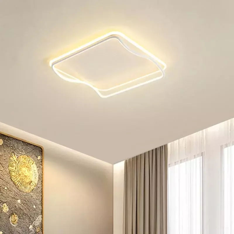 Plafonnier LED au Design Moderne, Luminaire Décoratif de Plafond, Idéal pour un Salon, une Salle à Manger, une Chambre d'Enfant ou un Couloir