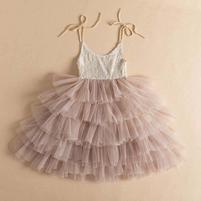 Gadis kecil Upacara Bayi anak Pakaian Tutu Anak Gaun untuk Gadis Pakaian Pernikahan Pesta Gaun Vestidos Jubah Fille
