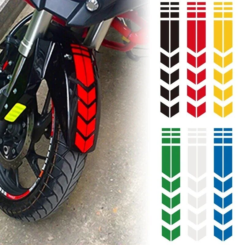 オートバイ用の防水反射ストライプステッカー,防水性と防塵性のステッカー,サイクリングアクセサリー