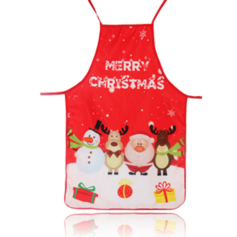 Merry Christmas Day Christmas Aprons Fashion Style African Women Printing Polyester Aprons