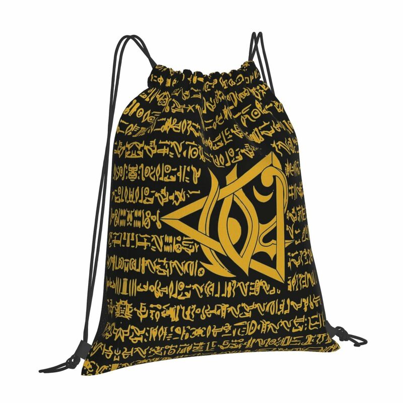 Auge des Horus v-viking Alter cool drucken Kordel zug Taschen Männer Frauen Aufbewahrung rucksack Teenager Reisetasche Multifunktion tasche