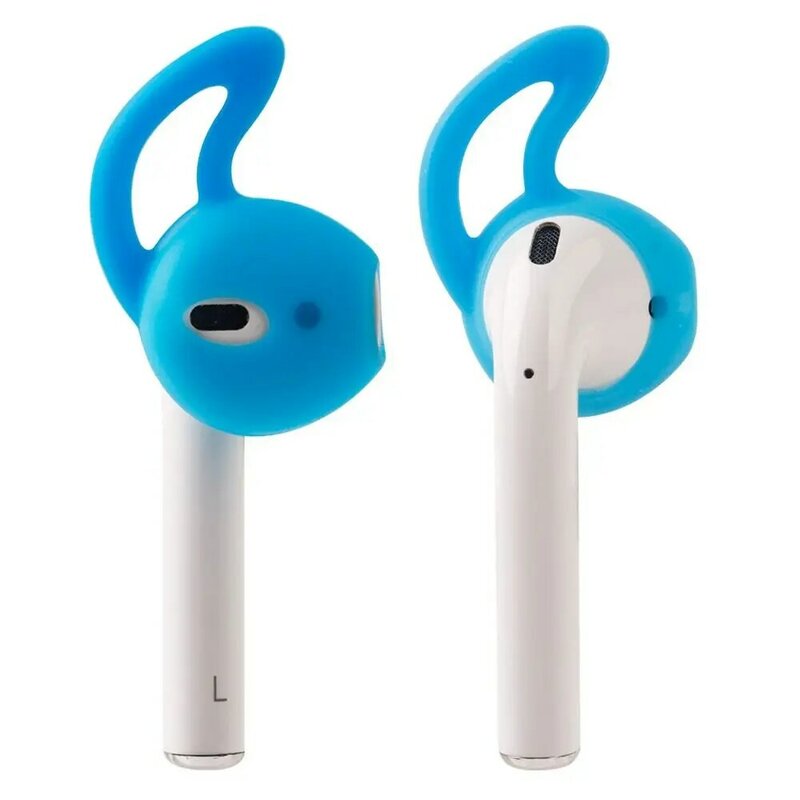 1 Pair Silicone Earphone Holder Non-Slip Prevent Falling Off Silicone Earbud Covers Anti Drop Headphone Pads Running