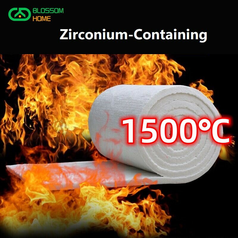 1500 ℃ hohe Temperatur Widerstand Zirkonium Lager Keramik Faser Decke Feuer Beständig Isolierung Baumwolle Verwendet In Industrie