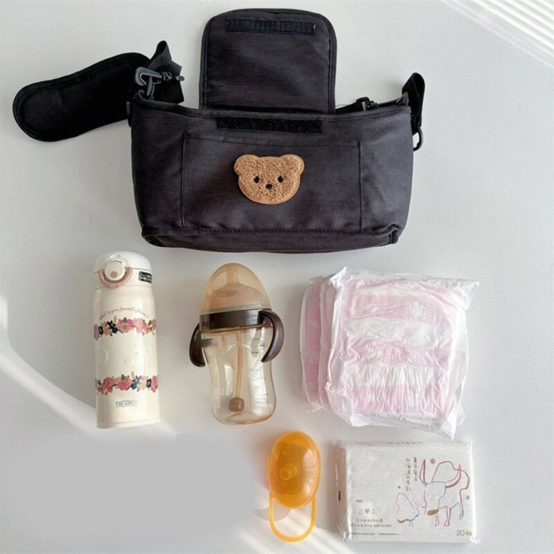 Универсальная сумка для детской коляски, подвесная сумка для детской коляски, легко носить с собой, сумка для мам, идеально подходит для родителей, беременных женщин и прогулок в парке