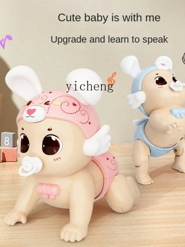 YY Baby Toys 0-1 anni Head-up Practice artefatto Crawling Training Electric Crawling Baby