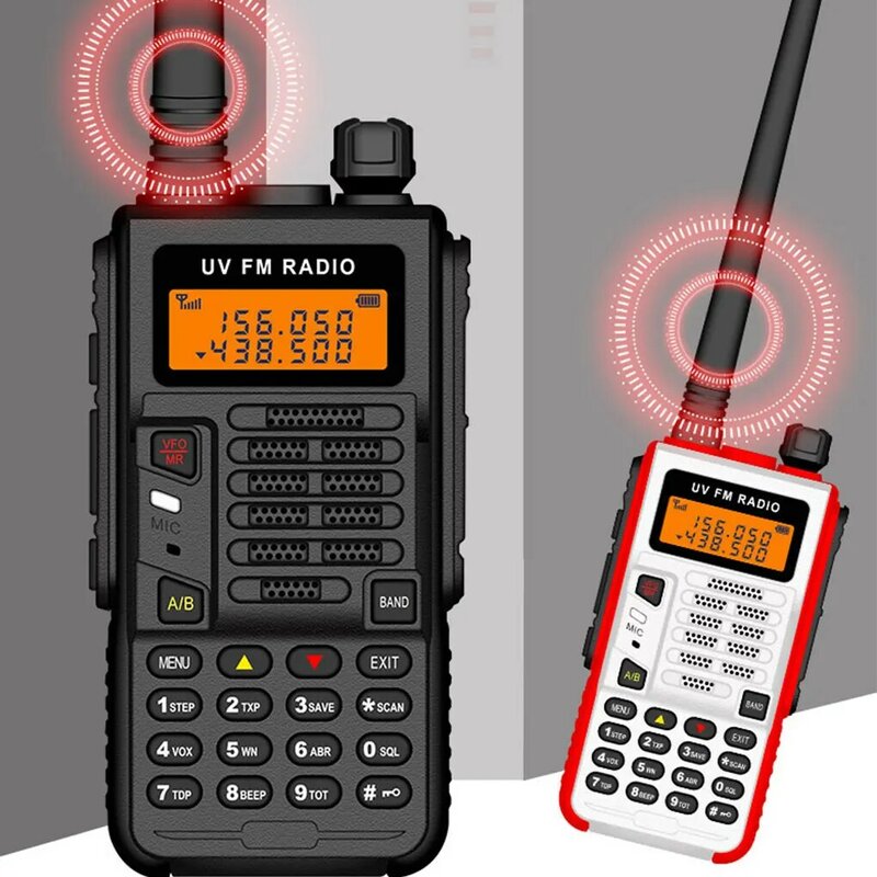 UV-X5 Plus-Radio CB de larga distancia de transmisión, comunicación estable, transreceptor USB de alta potencia