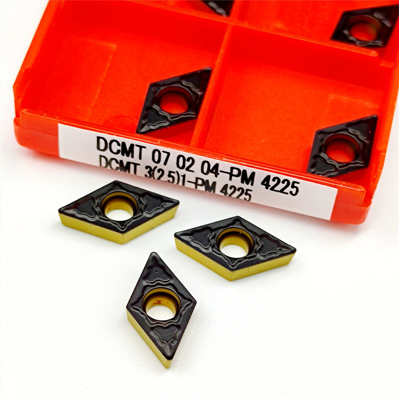 Carbide insert DCMT070204 DCMT11T304 DCMT11T308 PM4225 DCMT 070204/11T304/11T308 PM 4225 CNC  Boring Turning Tool carbide Insert