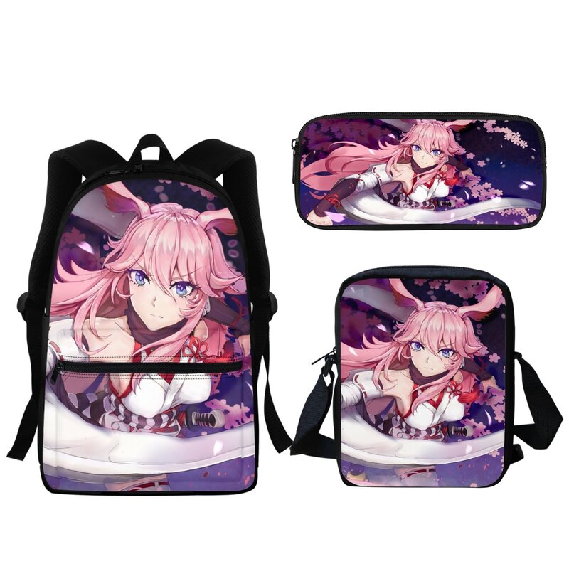 Honkai Impact 3rd Game Brand Design Children's School Bag Zipper Backpack Portable Lunch Small Satchel Girl Kids Pencil Case