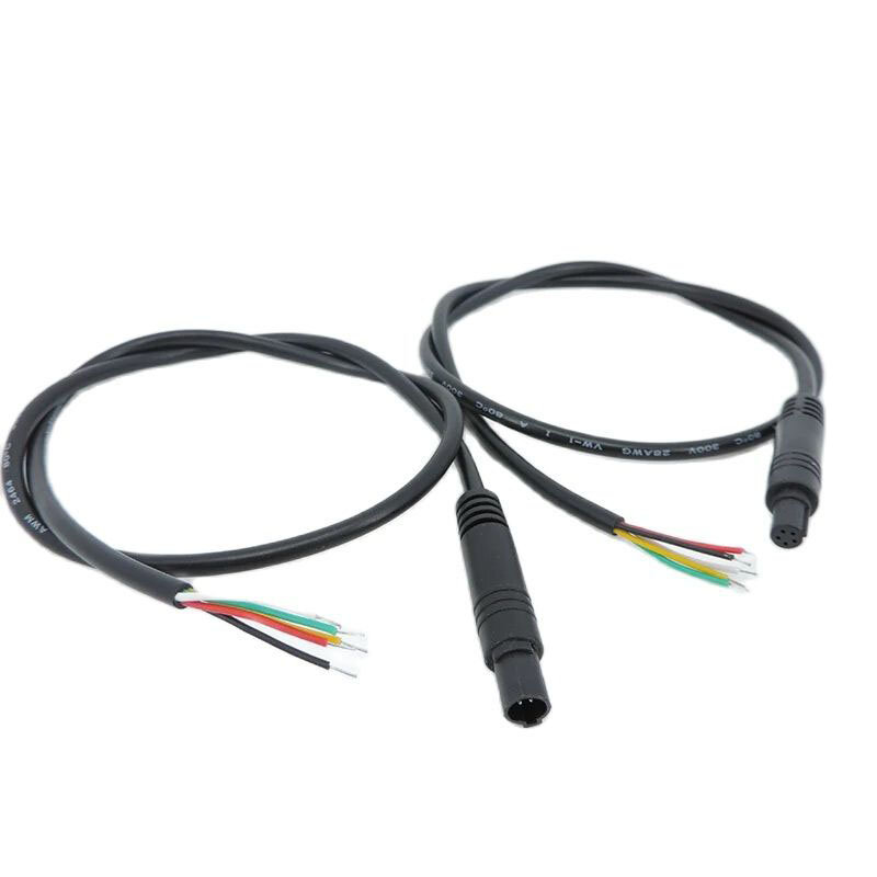Kabel ekstensi kamera DVR mobil Jack 4/5/6 pin DIY kabel ekstensi Monitor HD tampilan belakang kendaraan/kabel Plug Wanita Pria
