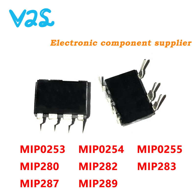 (5 buah) 100% baru MIP0253 MIP0254 MIP0255 mip80 MIP282 MIP283 MIP287 MIP289 DIP-7 Chipset