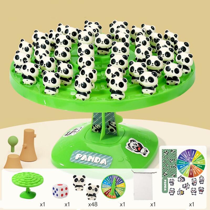 Montessori Toys Panda Balanced Tree Children's Board Game Desktop Interactive Parent-child Toys Kids Learning Funny Party Game