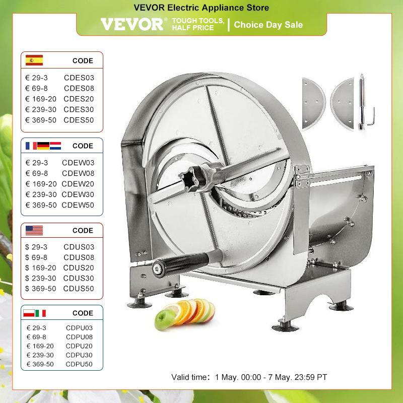 Vevor-家庭用および商業用手動フルーツスライサー,アルミニウム,0.2〜12mm,調整可能,多機能,野菜カッター,スライディングツール