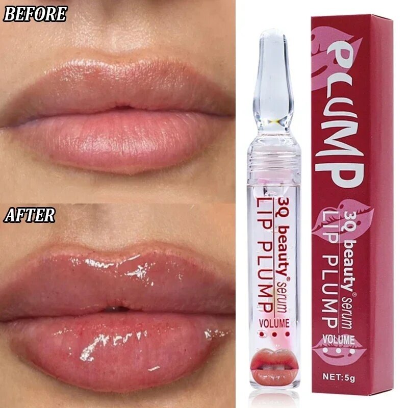 Instant Lip Enhancer Oil, Extreme Volumising Lip Gloss Serum, Nourish, Anti-Rugas, Sexy Lip Hidratante Cuidado, Cosméticos