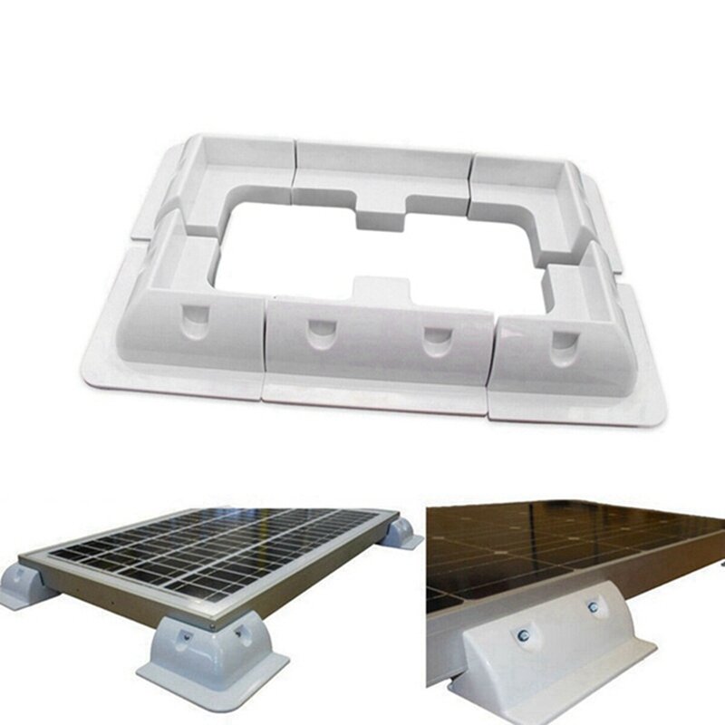 Kit de soporte de montaje lateral de esquina de Panel Solar, 14 piezas, para caravanas, autocaravanas, camiones, autobuses, barcos y yates