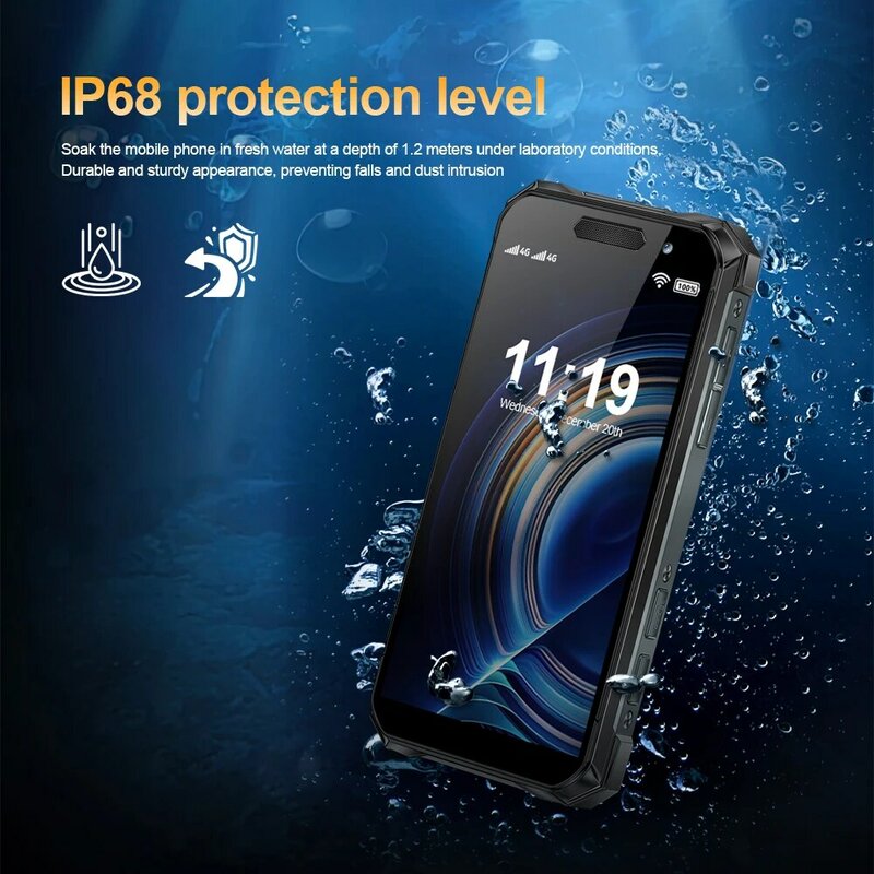 Quente!!!!!!! King7000-rugged smartphone 4g global, 128/256gb rom, à prova d'água ip68, dual sim, android, relógio livre