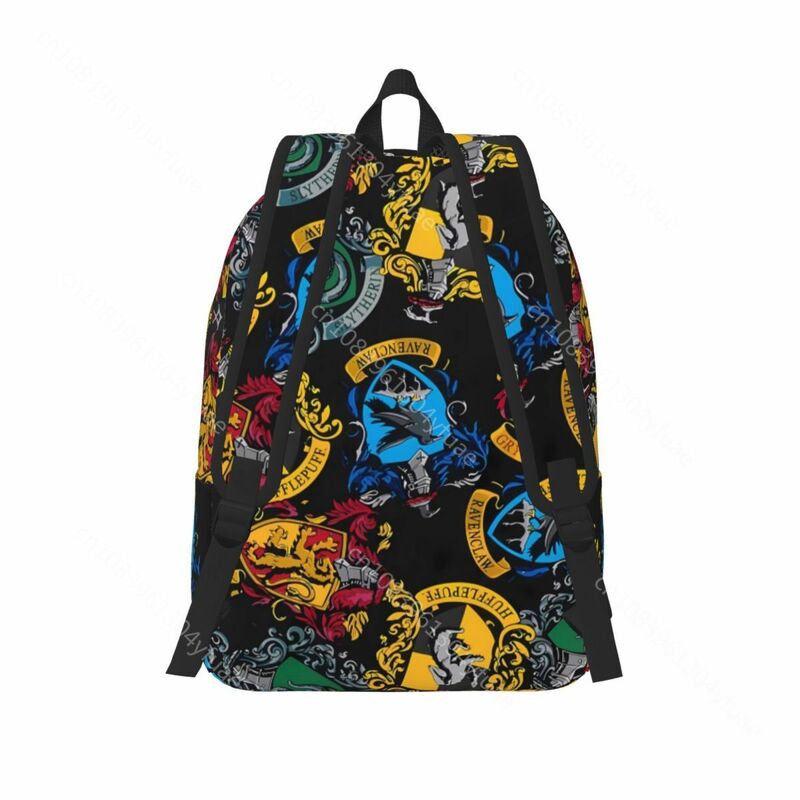 Harrys 영화 배낭 마술 만화 사이클링 백팩, 여성 다채로운 통기성 고등학교 가방, 재미있는 배낭