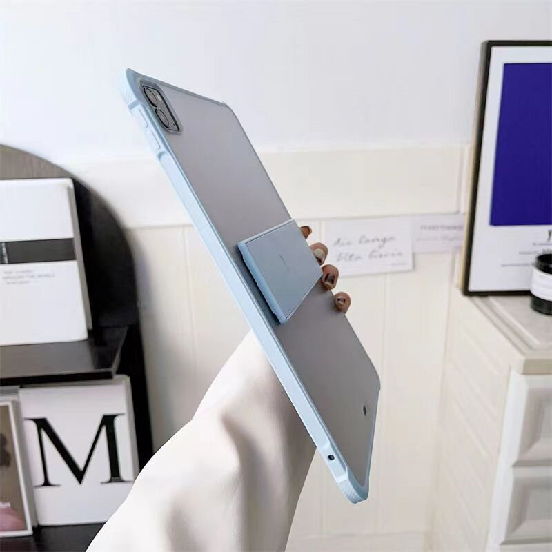 Korean Style Stand Hard Matte Funda for iPad 10th Generation 2022 10 9 Air 5 Pro 11 12.9 Air 4 3 5/6/7/8/9 th Mini 6 Cover Case