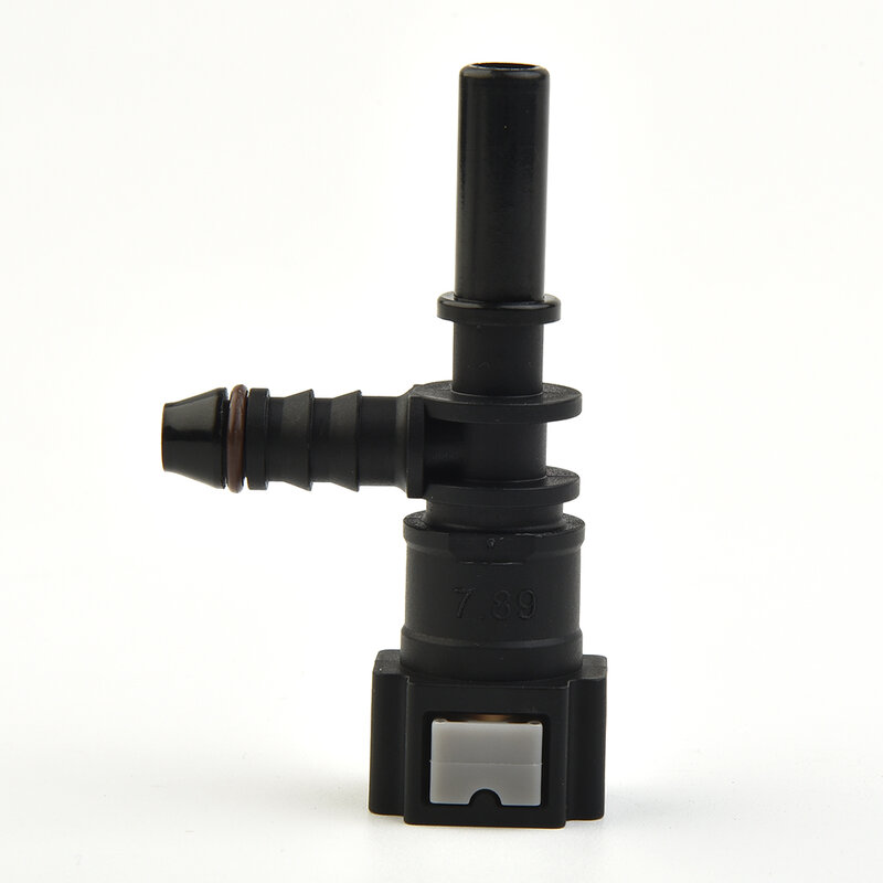 Conector de liberación conveniente de alta calidad, manguera de línea de combustible Bundy hembra negra de 7,89mm, ajuste en t de nailon