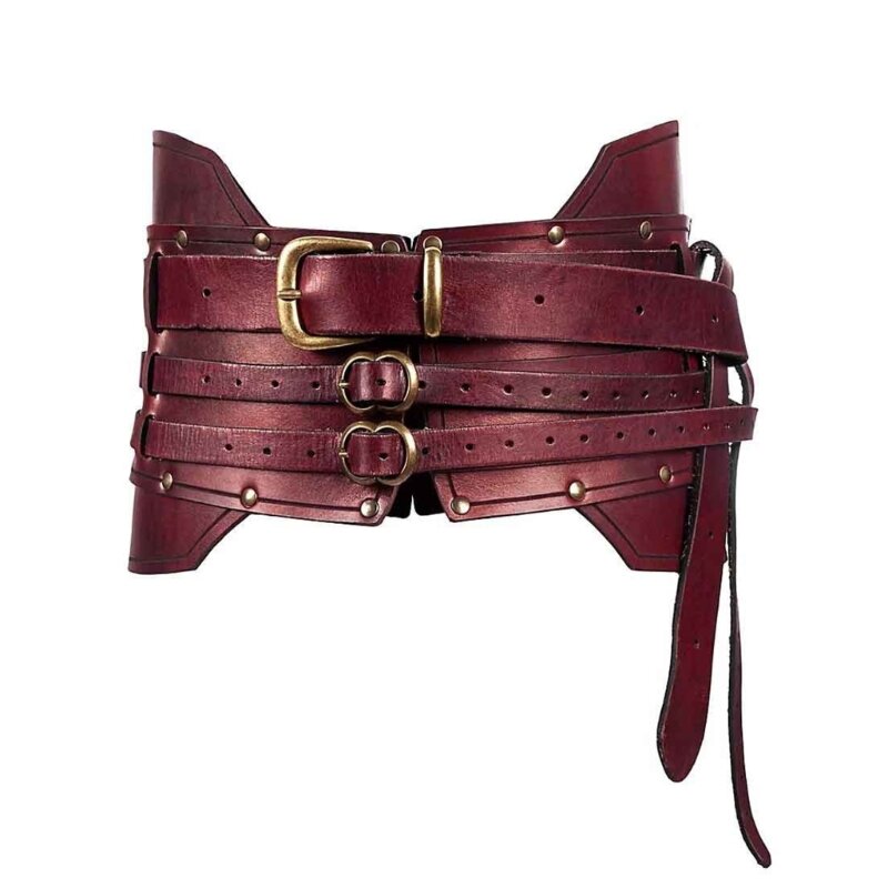 Cinturón de cintura ancha para camisa de adulto, corsé de sello de cintura ancha, estilo Medieval, Vintage, elegante, Universal